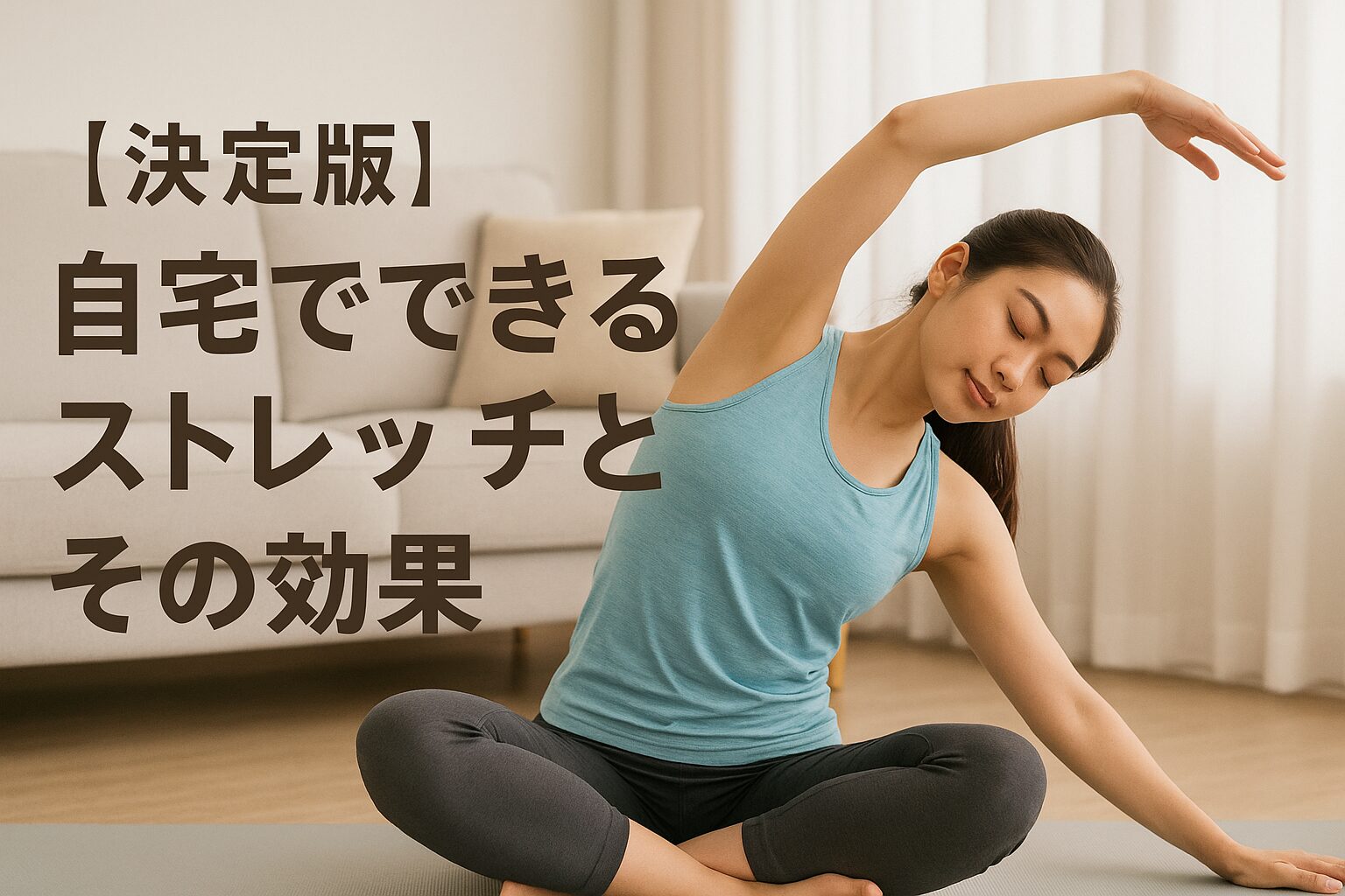【自宅で簡単】ガチガチ体とサヨナラ！毎日続けたいストレッチの効果と部位別メニュー